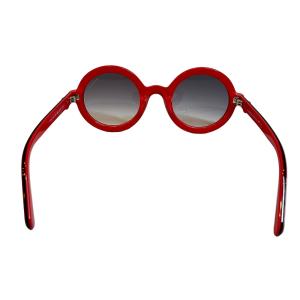 MONCLER ラウンド サングラス ORBIT ML0261 フルリム 5026 赤 レッド