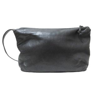 LOEWE アナグラム ショルダーバッグ 斜め掛け 鞄 レザー ジャンク品 黒 ブラック X