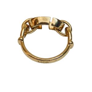 Christian Dior CD NAVYリング 指輪 Mサイズ 11号 ゴールドカラー