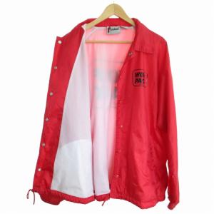 ROTTWEILER ナイロンコーチジャケット WOLFPACK ロゴプリント XL 赤 レッド