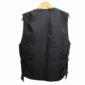 Mountain Research タグ付き E1 パディングベスト ナイロン ベルト 裏地メッシュ XL 黒 ブラック