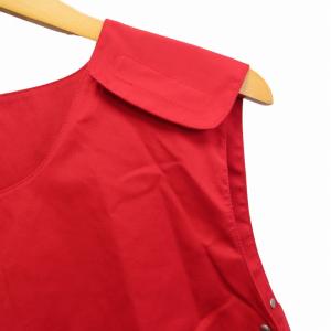 Mountain Research タグ付き Newsboy ベスト プリント L/XL 赤 レッド