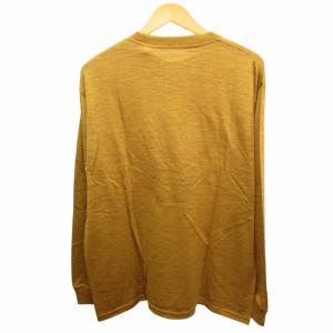 Graphpaper タグ付き 19SS Washable Wool Crew Neck Tee Tシャツ カットソー ウール 長袖 3 L 茶