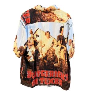 WACKO MARIA 22SS THE TEXAS CHAINSAW MASSACRE アロハシャツ M 水色