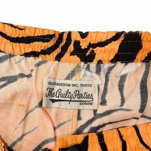 WACKO MARIA 22SS TIMLEHI HAWAIIAN SHORTS 虎柄 イージーパンツ L オレンジ