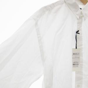 DIGAWEL ｘ J.PRESS CRST タグ付き ドレスシャツ ワイシャツ カッターシャツ 長袖 ロゴ オーバーサイズ 2 M 白 ホワイト