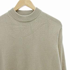 nonnative STUDENT MOCK SWEATER スチューデント モック セーター ニット 長袖 ボトルネック 2 L ベージュ NN-K3008