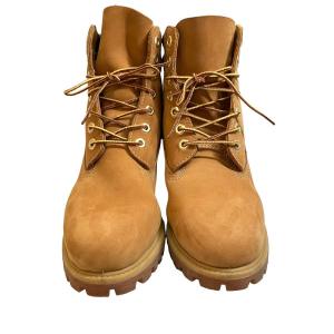 Timberland DOUBLE COLLAR BOOT ダブル カラー ブーツ 73540 ハイカット ロゴ 25cm 茶 ブラウン