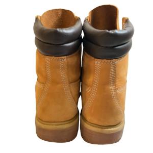 Timberland DOUBLE COLLAR BOOT ダブル カラー ブーツ 73540 ハイカット ロゴ 25cm 茶 ブラウン
