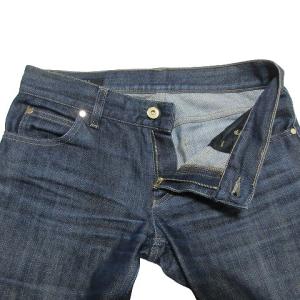 GUCCI デニム パンツ フレア ブーツカット ジーンズ ロゴ 38 S相当 紺 ネイビー X