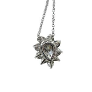 TIFFANY&Co. PT950 フラワー ネックレス プラチナ ストーン ジュエリー アクセサリー 3.5ｇ