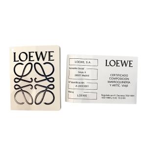 LOEWE アナグラム ブローチ 真鍮 アクセサリー 111.27.027 ピンクゴールド