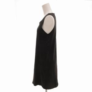 Patagonia 90s ヴィンテージ ノースリーブカットソー ワンピース ひざ丈 ストレッチ XS 黒 ブラック