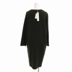 GALERIE VIE タグ付き ワンピース ひざ丈 ウール 長袖 1 S 緑 グリーン