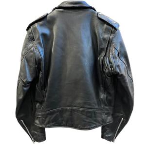 Schott 70s 618 ダブルライダースジャケット 40 ブラック