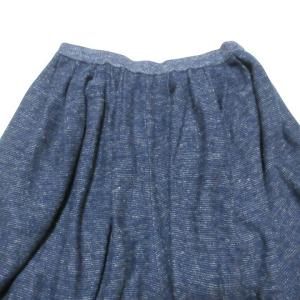 ISSEY MIYAKE 70s ヴィンテージ サルエルパンツ ウール リネン混 オールドスタイル 紺 ネイビー GY09 X