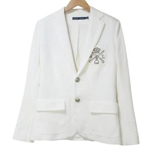 テーラード ジャケット エンブレム シングル 2B 総裏地 0/150