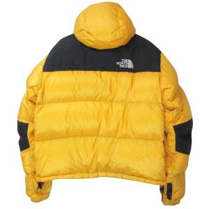 THE NORTH FACE ダウンジャケット GORE DRYLOFT ゴールドウイン アウトドアウェア ジップアップ フード ロゴ刺? バイカラー 黄