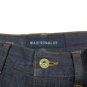 MADISONBLUE フレア デニム パンツ ジーンズ ハイウエスト 02 M 紺 ネイビー X