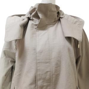 BEAUTY&YOUTH UNITED ARROWS グログランフードマウンテンパーカー 2WAY ブルゾン ナイロン ジップアップ ベージュ GY14 X