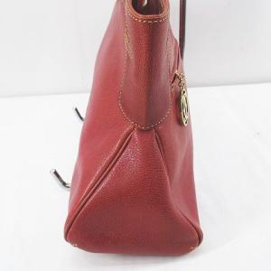 Cartier マルチェロ ドゥ カルティエ ハンドバッグ トートバッグ レッド レザー