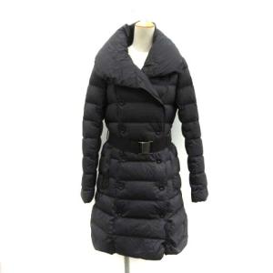 19-20AW AGOGNA ダウンコート ベルト 04 ブラック