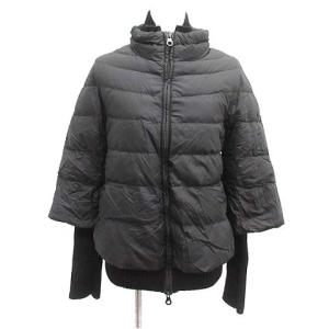 KATHLEEN カトレーン ダウンジャケット ナイロン×ニット