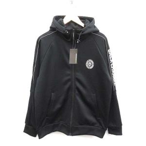 パーカー ジャケット ジップアップ 裏起毛 L ブラック