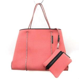 トートバッグ ハンド ポーチ付き ピンク