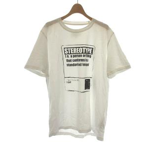18AW Stereotype  Tシャツ カットソー 半袖 50 白 ホワイト