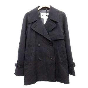 ツイルショートコート トレンチ ブラック