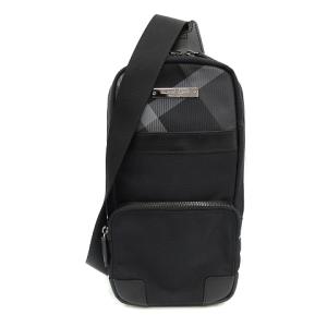 ボディバッグ チェック切替 ブラック グレー