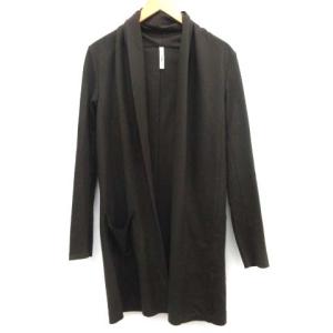 19AW フランネラーナ スムースロング カーディガン 2 カーキ