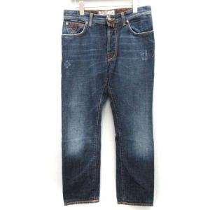 32 デニムパンツ ジーンズ ストレート ボタンフライ インディゴ