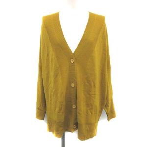 カーディガン ニット Vネック ウール