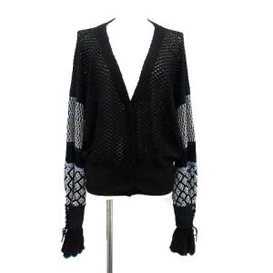 19AW カーディガン ニット Volume Sleeve knit Cardigan