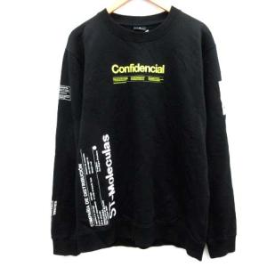 L Confidential Sweatshirt スウェット トレーナー 長袖 黒 ブラック