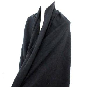 カシミヤ ストール 大判 ショール マフラー 黒 ブラック 