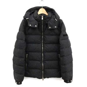 ERCOLE カシミヤ混 フード 1 チャコールグレー MTA14A4102