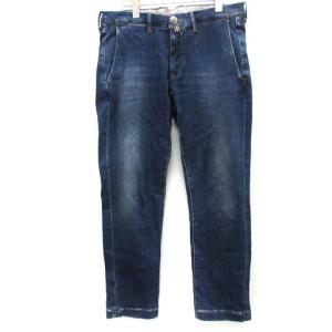 33 デニムパンツ ジーンズ ストレート ブルー
