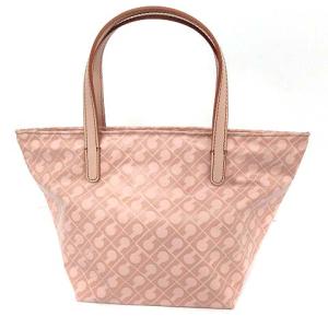 ソフティ イージー トートバッグ ミニ SOFTY EASY ポーチ付き ロゴ 総柄 ピンク 