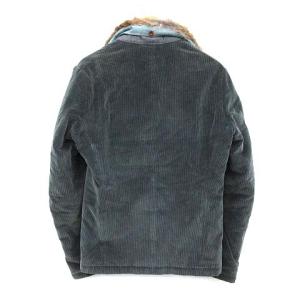 kolor 12AW スーツ セットアップ 上下 ジャケット パンツ 2WAY コーデュロイ ラビットファー 中綿 3 L 緑