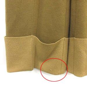 TAN 18AW F ワイドパンツ ガウチョ TUCK  PT ニット カーキ