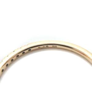 agete 指輪 リング ダイヤモンド 0.06ct 18金 K18 11号 イエローゴールド