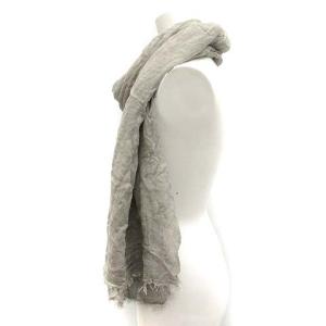 Faliero Sarti ストール マフラー カットオフ シルク混 ベージュ