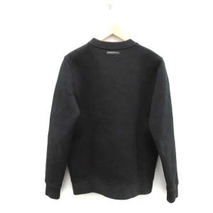 DIESEL BLACK GOLD スウェット トレーナー 長袖 ジップアップ M ブラック