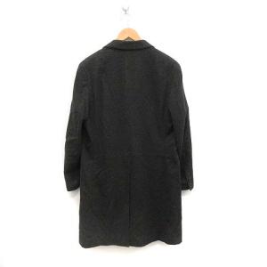 BARNEYS NEW YORK チェスターコート ロング ロロピアーナ カシミヤ 48 M チャコールグレー