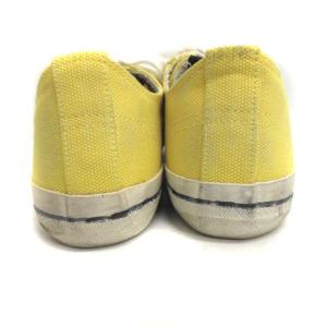 GOLDEN GOOSE 37 23.5cm 17SS VSTAR2 スニーカー シューズ キャンバス ダメージ加工 黄 イエロー
