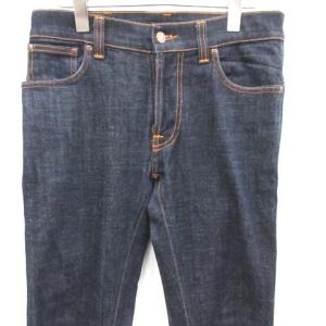 Nudie Jeans THIN FINN デニムパンツ ジーンズ ストレッチ 30インチ 紺 ネイビー インディゴ