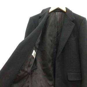 CELINE チェスターフィールドコート カシミヤ 44 ブラック